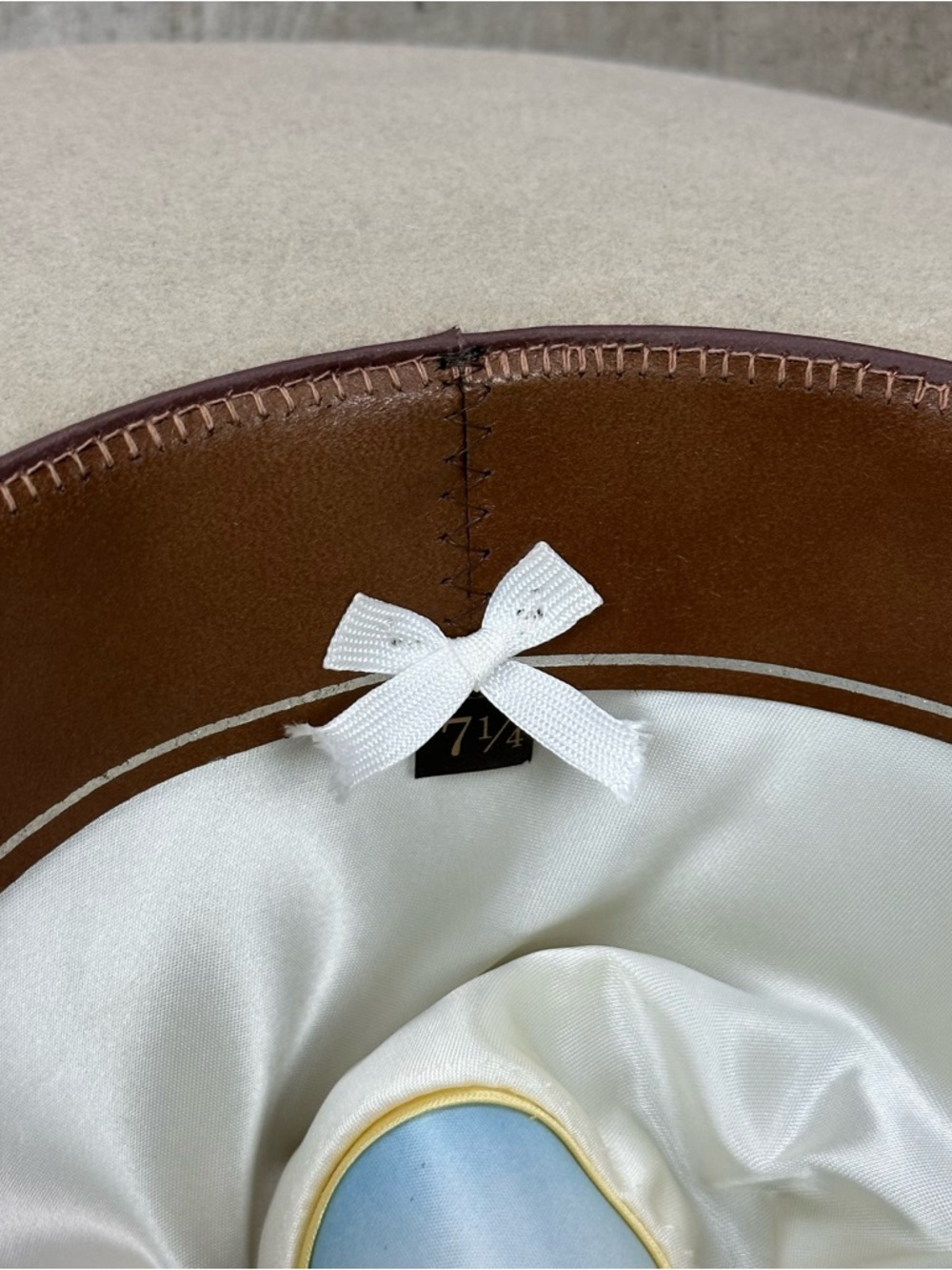 Vintage Stetson Rancher Silverbelly 4 X Beaver Cowboy Hat - Picture 11 of 11